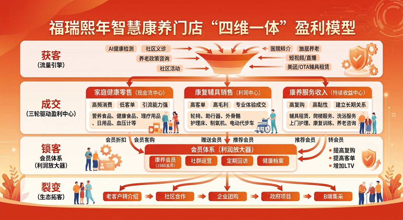 福瑞熙年四维一体盈利模型